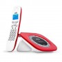 Telefono fijo y DECT Telecom 7707 Rojo