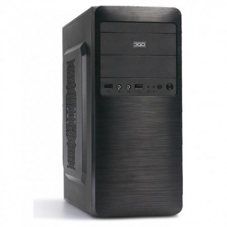 Caja ATX 3Go Excellent gris oscuro aluminio cepillado