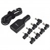 Adaptador cargador Pc portatil Trust plug&go 90W 18507 CAR USB para coche