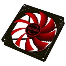 Ventilador Tacens MF12 Mars Gaming 12x12 con LED Rojos 14DB