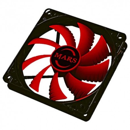Ventilador Tacens MF12 Mars Gaming 12x12 con LED Rojos 14DB