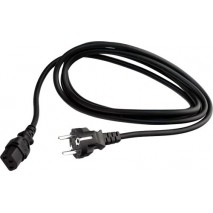 Cable alimentacion PC 3G1,5mm2, longitud 2 metros, negro