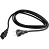 Cable alimentacion PC 3G1,5mm2, longitud 2 metros, negro