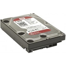Disco duro Western Digital red WD20EFRX - disco duro - 2 TB - interno - 3,5" - SATA-600 - bufer: 64