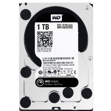Disco duro Western Digital HDd caviar BLK 1TB 3,5 Sata 6GBS 64mb WD1003FZEX