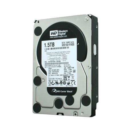 Western Digital caviar black WD1502FAEX - disco duro - 1,5 TB - interno - 3,5" - Sata-600 - 7200 rpm