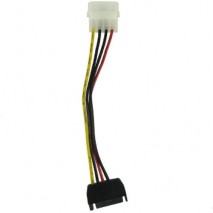 Cable Sata de 15 pin macho para toma de fuente de alimentacion de 15 cm,