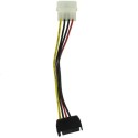 Cable Sata de 15 pin macho para toma de fuente de alimentacion de 15 cm,
