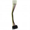 Cable Sata de 15 pin macho para toma de fuente de alimentacion de 15 cm,