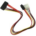 Cable Sata de 7 PIN con toma de fuente de alimentación para Sata 15 PIN de 38 cm,