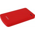 Caja disco duro Mooster 2,5" Sata - USB 3,0 / USB 2,0 red