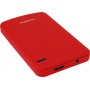 Caja disco duro Mooster 2,5" Sata - USB 3,0 / USB 2,0 red