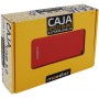 Caja disco duro Mooster 2,5" Sata - USB 3,0 / USB 2,0 red