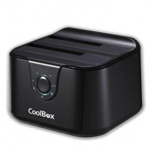 Base duplicadora discos duros Coolbox 3,5"-2,5" USB 3,0 DDU3