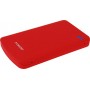 Caja disco duro Mooster 2,5" Sata - USB 2,0 - soft touch red  MHD59-R