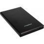 Caja disco duro Mooster 2,5" Sata USB 3,0 / USB 2,0 aluminio cepillado black MHD54-BK