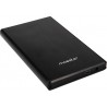 Caja disco duro Mooster 2,5" Sata USB 3,0 / USB 2,0 aluminio cepillado black MHD54-BK