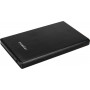 Caja disco duro Mooster 2,5" Sata USB 3,0 / USB 2,0 aluminio cepillado black MHD54-BK