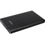 Caja disco duro Mooster 2,5" Sata - USB 2,0 - aluminio cepillado black MHD55-BK