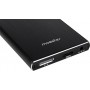 Caja disco duro Mooster 2,5" Sata USB 3,0 / USB 2,0 aluminio cepillado black MHD56-BK