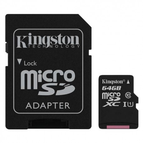 Memoria micro SD 64Gb Kingston SDC10G2/64GB clase 10 g2