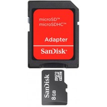 Memoria micro SD 8GB Sandisk SDSDQB-008G-B35 con adaptador SD