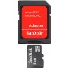 Memoria micro SD 8GB Sandisk SDSDQB-008G-B35 con adaptador SD