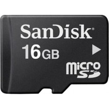 Memoria micro SD 16GB Sandisk (sin adaptador a SD) SDQM-016G-B35