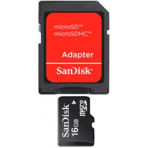 Memoria micro SD 16GB Sandisk SDSDQB-016G-B35 con adaptador SD