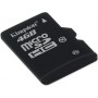 Memoria micro SDHC Kingston 4GB class 10 alta velocidad SDC10/4GB ( adaptador microsdhc a SD incluid