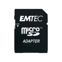 Memoria micro Sd Emtec 16 gb clase 10 ECMSDM16GHC10 con adaptador