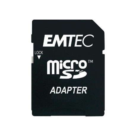 Memoria micro Sd Emtec 16 gb clase 10 ECMSDM16GHC10 con adaptador