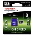 Memoria micro SD 8 gb Toshiba clase 10 SD-C008UHS1 microSDHC UHS-I
