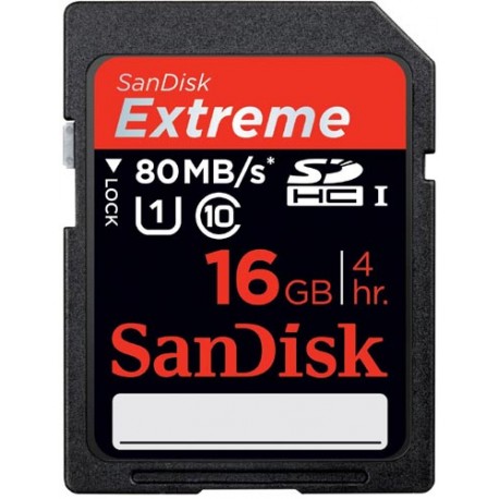 Memoria SD Sandisk Extreme 16GB SDSDXS-016G-X46
