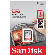 Memoria SD 8 gb Sandisk clase 10 SDSDUN-008G-G46