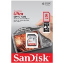 Memoria SD 8 gb Sandisk clase 10 SDSDUN-008G-G46