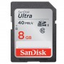 Memoria SD 8 gb Sandisk clase 10 SDSDUN-008G-G46