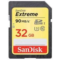 SanDisk Extreme  Tarjeta de memoria  32 GB -HS Class 3 / Class10  600x  SDHC UHS-I SDSDXNE-032G-GNCI