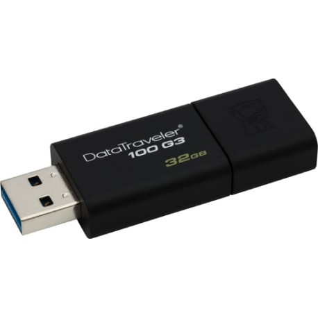 Memoria Kingston 32GB USB 3,0  dt100g3/32GB Datatraveler ( hasta 70mb/s read y 30mb/s write)