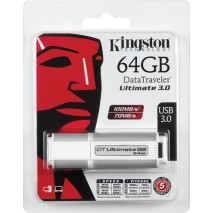 Memoria USB Kingston Datatraveler Ultimate 3,0 g3 - unidad flash USB - 64 GB - USB 3,0 dtu30g3/64GB