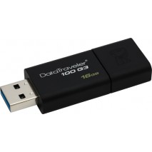 Memoria USB 3,0 Kingston 16GB DT100G3/16GB Datatraveler ( hasta 70mb/s read y 30mb/s write)