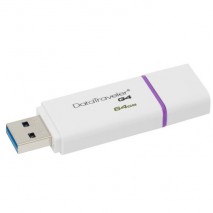 Memoria Kingston Datatraveler G4 - unidad flash USB - 64 GB - USB 3,0 - violeta DTIG4/64GB