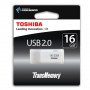 Memoria Usb Toshiba 16 GB blanca  THNU16HAYWHT