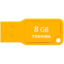 Memoria USb Toshiba 8Gb amarilla THN-U201Y0080M4