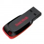Memoria USB Sandisk Cruzer Blade - 64GB - USB 2,0 - negro, rojo SDcz50-064g-b35