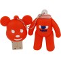 Memoria Mooster  USB 8GB TOONS orange  bear mx 105
