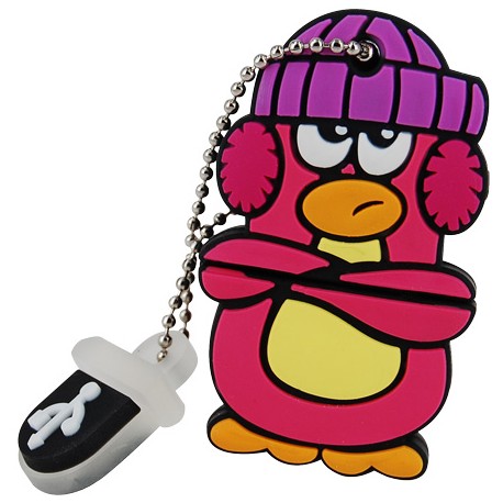 Memoria Mooster  USB 8GB TOONS violet penguin mx 162