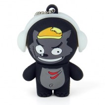 Memoria Mooster  USB 8GB TOONS black wolf mx 175