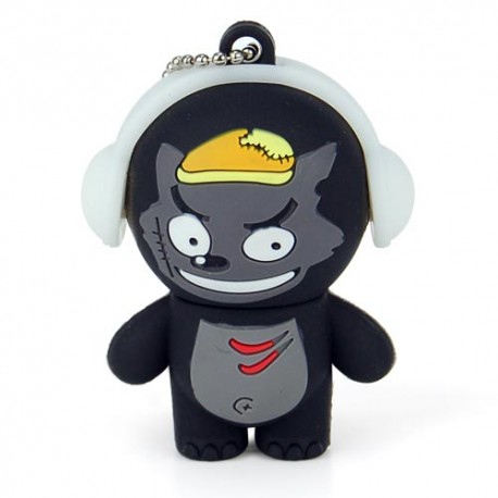Memoria Mooster  USB 8GB TOONS black wolf mx 175