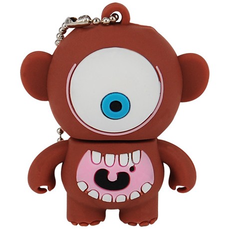 Memoria Mooster  USB 8GB TOONS cool big brown eye mx 281